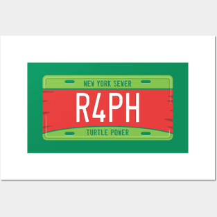 Raphael License Plate Posters and Art